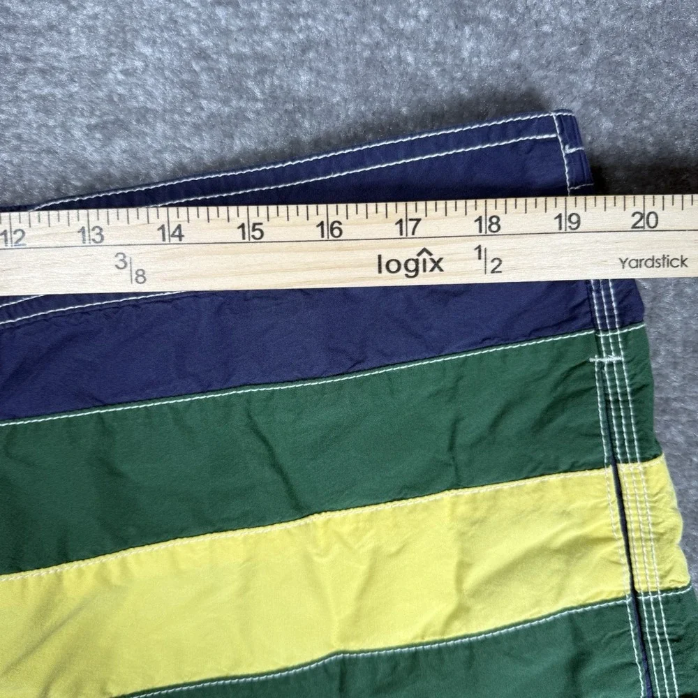 Polo‎ Ralph Lauren Swim Trunks Men's XXL Blue Colorblock Crest Big Pony Pockets